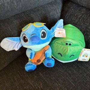 Brand New Plushie Bundle Disney Stitch and Toy Story Rex